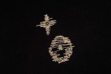 Louis Vuitton 26SS Sketch Floral Embroidered Knit Short Sleeve (Black) 260526