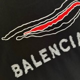 Balenciaga 25SS Embroidered Short Sleeve T-Shirt 260526