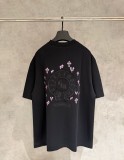 Chrome Hearts UV Color-Changing Embroidered Short Sleeve T-Shirt (Black) 260526