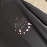 Chrome Hearts UV Color-Changing Embroidered Short Sleeve T-Shirt (Black) 260526