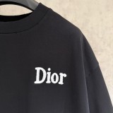 Dior New Patch Embroidered Short Sleeve T-Shirt 260526