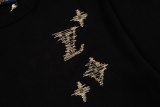 Louis Vuitton 26SS Sketch Floral Embroidered Knit Short Sleeve (Black) 260526