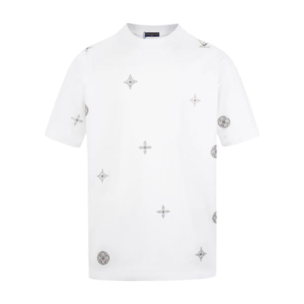 Louis Vuitton Spring/Summer New Short Sleeve T-Shirt - Classic Monogram Element T-Shirt 260526
