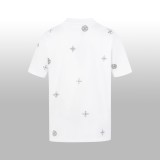 Louis Vuitton Spring/Summer New Short Sleeve T-Shirt - Classic Monogram Element T-Shirt 260526
