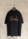 Dior New Patch Embroidered Short Sleeve T-Shirt 260526