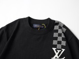 Louis Vuitton 2025 New Racing Check Knit Short Sleeve Sweater 260602