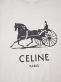Celine 26SS Year of the Horse Limited Edition Print Double-Yarn Pure Cotton Short Sleeve T-Shirt 260602