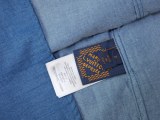 Louis Vuitton 25SS Small Boat Embroidered Chambray Short Sleeve Shirt (Set) 260602