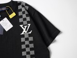 Louis Vuitton 2025 New Racing Check Knit Short Sleeve Sweater 260602