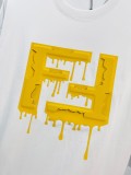 Fendi 280g Crewneck Short Sleeve T-Shirt (White) 260602