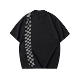 Louis Vuitton 2025 New Racing Check Knit Short Sleeve Sweater 260602