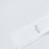 Celine Runway Exclusive Limited Logo Letter Print Short Sleeve T-Shirt 260609