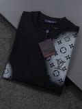 Louis Vuitton 26SS Chest Minimalist Letter Geometric Print Tie-Dye Embroidery Crewneck Short Sleeve T-Shirt 260609