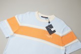 Louis Vuitton 26SS Spring/Summer New Embroidered Logo Stripe Knit Short Sleeve 260609