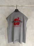 Chrome Hearts Embroidered Sleeveless Crewneck T-Shirt Tank (Gray) 260609