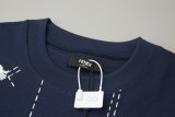 Fendi 26SS Early Spring New Collaboration Series Color-Block Embroidered Logo Short Sleeve 260609