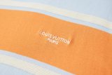Louis Vuitton 26SS Spring/Summer New Embroidered Logo Stripe Knit Short Sleeve 260609