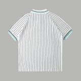Louis Vuitton 26SS Spring/Summer New Vertical Stripe Leather Tag Knit Short Sleeve 260609