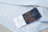 Louis Vuitton 26SS Spring/Summer New Embroidered Logo Stripe Knit Short Sleeve 260609