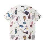 Louis Vuitton 26SS Early Spring New Digital Direct Print All-Over LV Key Letter Short Sleeve 260609