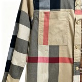 Burberry Paneled Check Shirt 260616