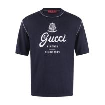 Gucci 26SS Intarsia Knit Silk-Cotton-Linen Blend Short Sleeve T-Shirt 260616
