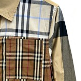 Burberry Paneled Check Shirt 260616