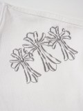 Chrome Hearts New Embroidered Short Sleeve T-Shirt (White) 260624