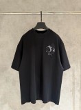 Chrome Hearts New Embroidered Short Sleeve T-Shirt (Black) 260624