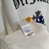 Chrome Hearts New Toothbrush Embroidery Short Sleeve T-Shirt (White) 260624