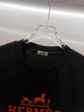 Hermès Classic Chest Letter Logo Print Short Sleeve T-Shirt 260630
