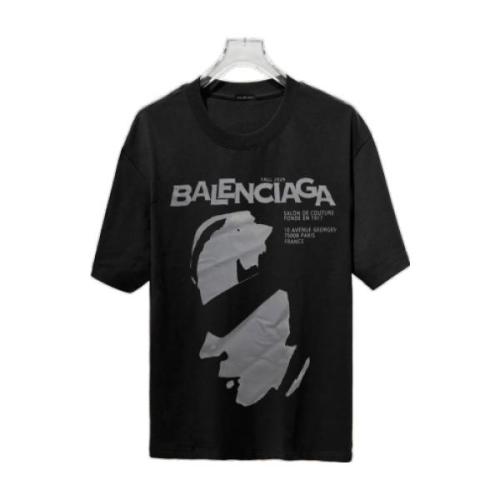 Balenciaga Classic Chest Letter Logo Print Short Sleeve T-Shirt 260630