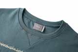 Dior Checkerboard Embroidered Logo Short Sleeve T-Shirt 260630