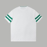 Louis Vuitton 26SS Spring/Summer New Embroidered Logo Jacquard Check Pattern Knit Short Sleeve 260630