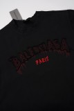 Balenciaga 26SS Patch Distressed Embroidered Short Sleeve T-Shirt 260708