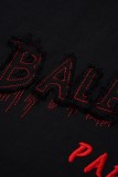 Balenciaga 26SS Patch Distressed Embroidered Short Sleeve T-Shirt 260708
