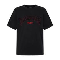 Balenciaga 26SS Patch Distressed Embroidered Short Sleeve T-Shirt 260708