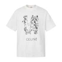 Celine 26SS Sketch Puppy Print Short Sleeve T-Shirt 260708