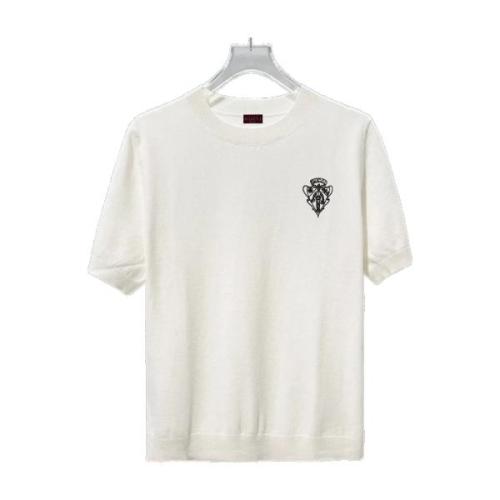 Gucci Classic Chest Logo Short Sleeve Knit T-Shirt - White 260714