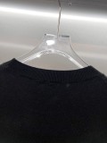 Moncler Classic Chest Logo Short Sleeve Knit T-Shirt - Black 260714