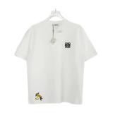 Loewe High Neck Short Sleeve Embroidered T-Shirt 260714