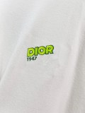 Dior Classic Chest Logo Short Sleeve Knit T-Shirt - White 260714