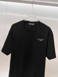 Givenchy Classic Chest Logo Short Sleeve Embroidered T-Shirt - Black 260714