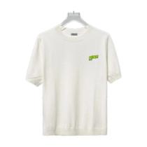 Dior Classic Chest Logo Short Sleeve Knit T-Shirt - White 260714