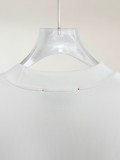 Gucci High Neck Short Sleeve Embroidered T-Shirt - White 260714