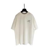Balenciaga 25SS Short Sleeve Embroidered T-Shirt - Gray White 260721