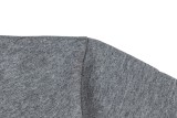 Dior 26SS Small Logo Chest Short Sleeve Embroidered T-Shirt - Gray 260721