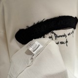 Chrome Hearts New Half Sleeve Applique T-Shirt - Cream 260721
