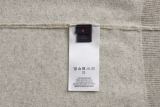 Louis Vuitton 26SS Ribbed Wool Half-Zip Pullover - Warm Gray 260721
