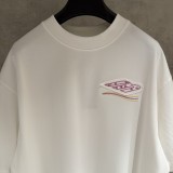 Balenciaga UV Color-Changing Short Sleeve Embroidered T-Shirt - White 260721